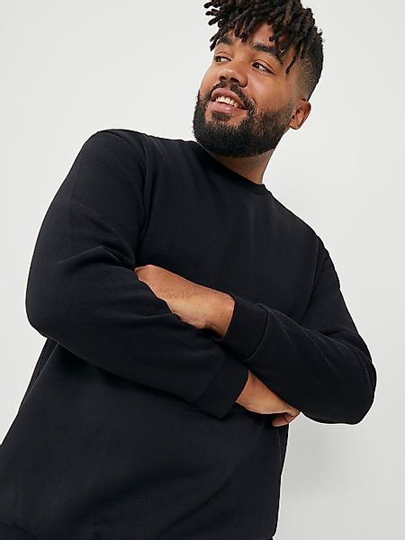 Jack&Jones Sweatshirt aus Baumwollmischung Farbe schwarz Größe: 4XL günstig online kaufen