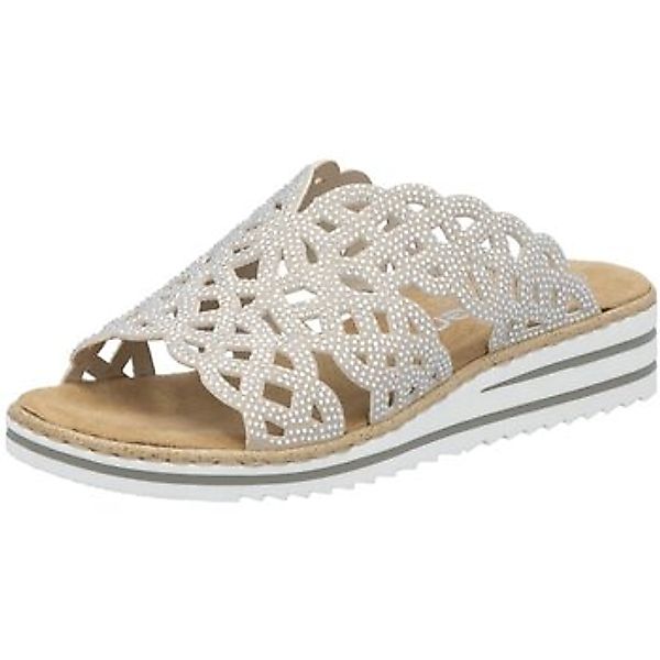 Rieker Pantolette Sommerschuh, Strandschuh, Hausschuh, Keilabsatz, mit Stra günstig online kaufen