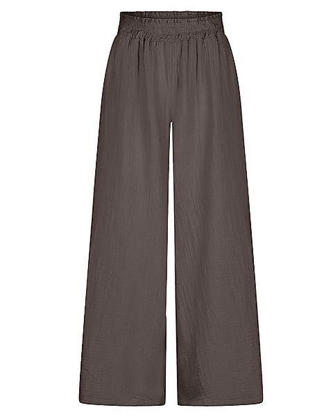 SASSYCLASSY Stoffhose Leichte Musselin Sommer Hose günstig online kaufen