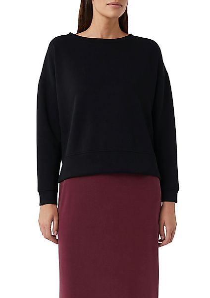 comma casual identity Sweatshirt, unifarben, casual, relaxed fit, Materialm günstig online kaufen