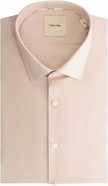 Calvin Klein Businesshemd "POPLIN STRETCH SLIM SHIRT" mit Kentkragen, Logop günstig online kaufen
