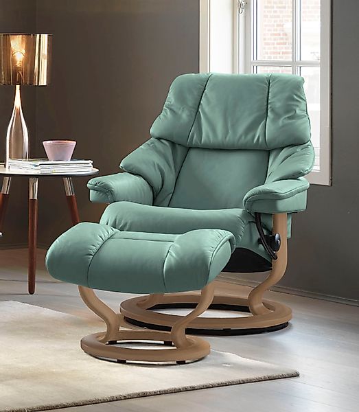Stressless® Relaxsessel »Reno«, (Set, Relaxsessel mit Hocker), mit Hocker, günstig online kaufen