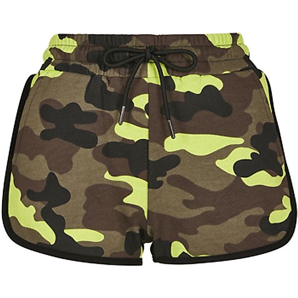 URBAN CLASSICS Stoffhose "Urban Classics Damen Ladies Printed Camo Hot Pant günstig online kaufen