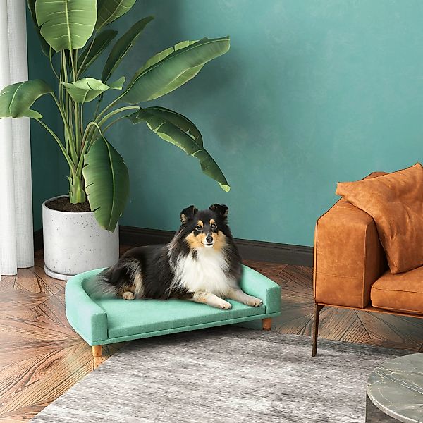 PawHut Hundesofa  Komfortables Haustiersofa mit Kissen, ideal für große Hun günstig online kaufen