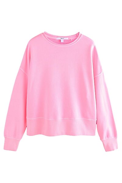 Next Sweater Sweatshirts mit fransigem Saum günstig online kaufen