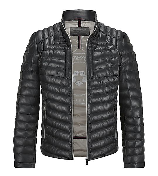 Milestone Lederjacke MSMalik Steppjacke aus Lammleder günstig online kaufen