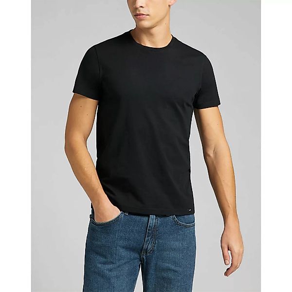 Lee Tall Fit 2 Units Kurzärmeliges T-shirt M Black günstig online kaufen