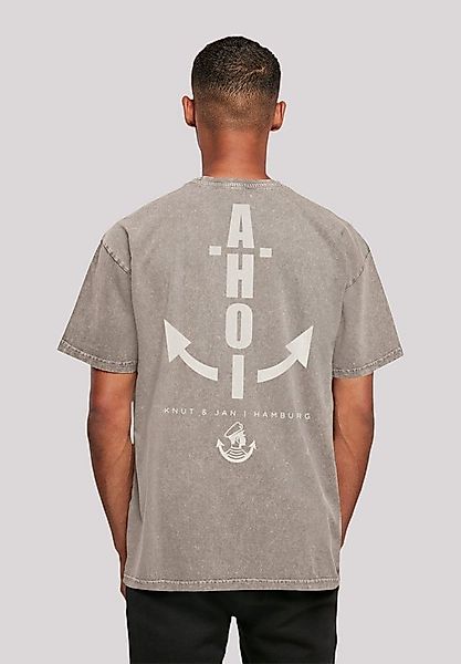 F4NT4STIC T-Shirt Ahoi Anker Knut & Jan Hamburg Print günstig online kaufen