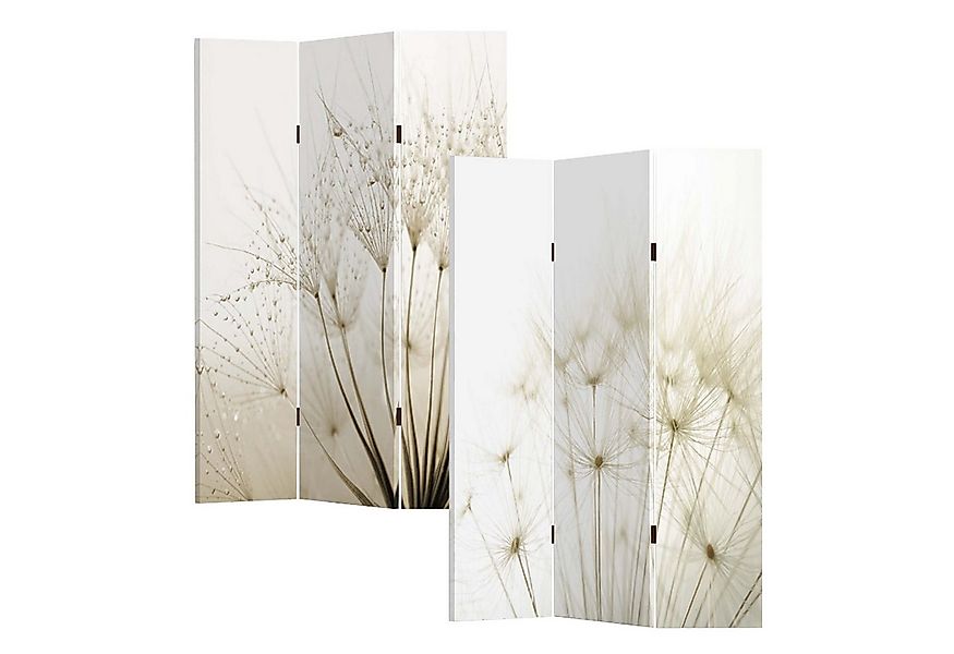 HTI-Living Paravent Paravent mit Naturmotiv Pusteblume (Stück, 1 St., 1 Par günstig online kaufen