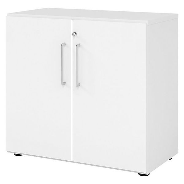 bümö Aktenschrank smart Büroschrank - 2 Ordnerhöhen Dekor: Weiß günstig online kaufen