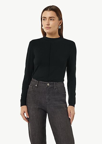 comma Langarmshirt T-Shirt Langarmshirt mit Nahtdetail günstig online kaufen