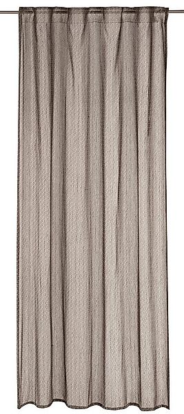 ELBERSDRUCKE Vorhang Vorhang mit verdeckten Schlaufen Unisono braun 255x140 günstig online kaufen
