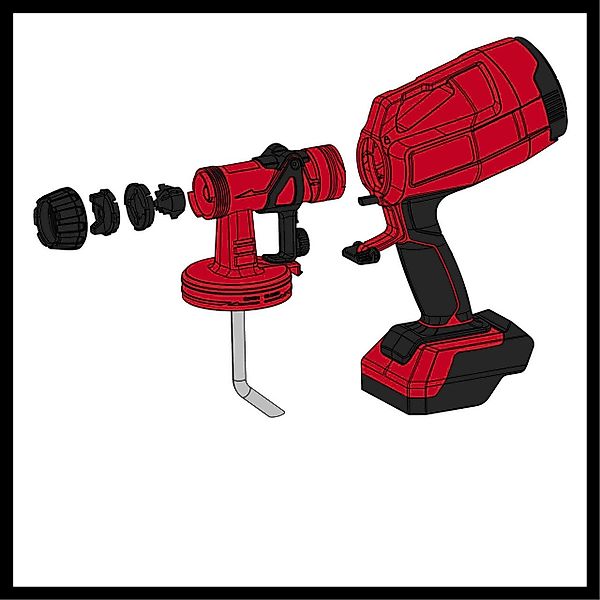 Einhell Farbsprühgerät Einhell Akku-Farbsprühsystem TC-SY 18/60 günstig online kaufen