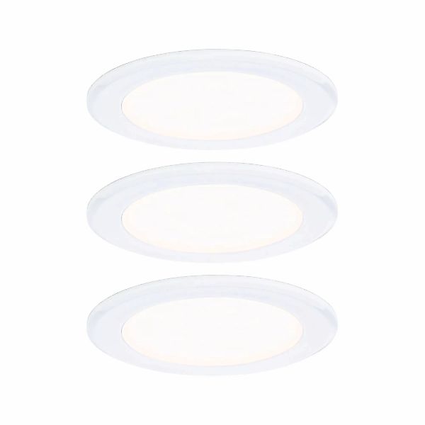 Paulmann "LED Möbeleinbauleuchten 3er-Set rund 65mm 3x2,5W 3x180lm 230/12V günstig online kaufen