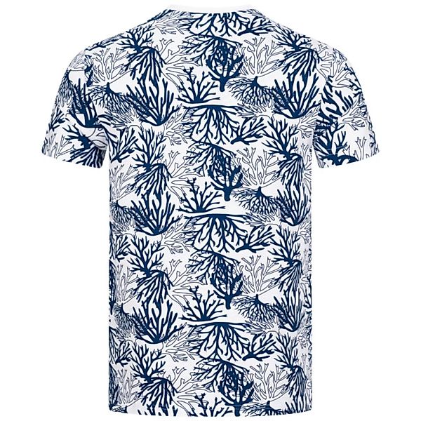 Koralle – T-shirt Für Herren Mit Korallen-allover-print günstig online kaufen