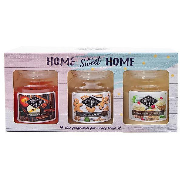 home24 Duftkerzen Home Sweet Home (3er-Set) günstig online kaufen