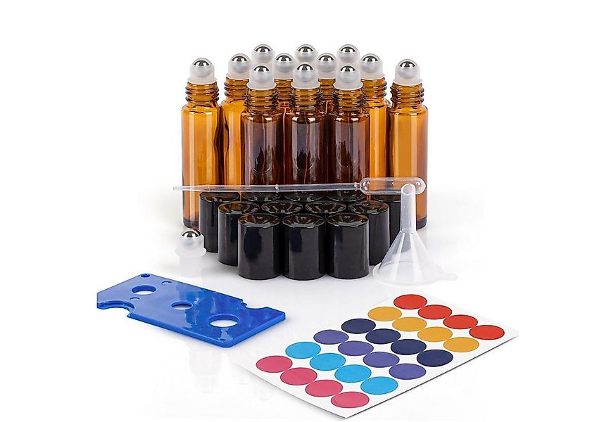 LuxusKollektion Räucherschale Rollon Flaschen 10ml 12er Set Leer Anti UV Ät günstig online kaufen