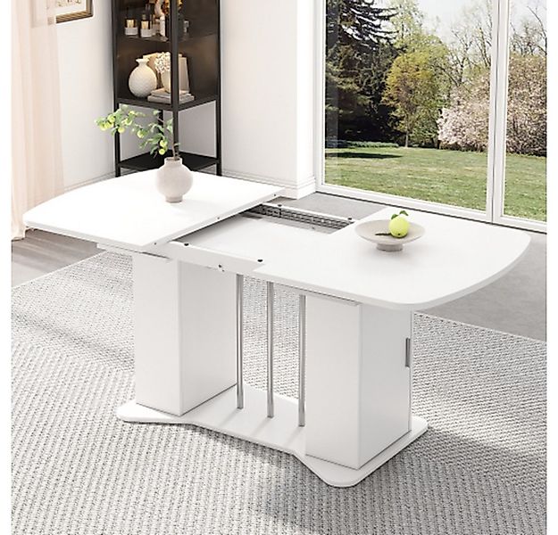 XDeer Esstisch Ausziehbarer Esstisch moderner Stil, Metallbeine, Esstisch m günstig online kaufen