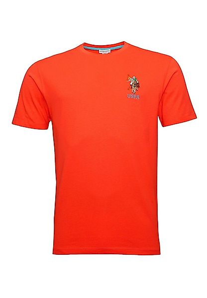 U.S. Polo Assn. T-Shirt T-Shirt Kurzarmshirt bunter Poloreiter (1-tlg., 1) günstig online kaufen