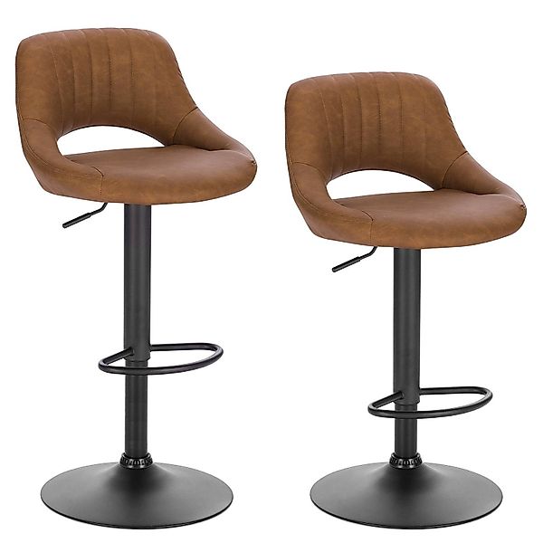 EUGAD Barhocker (2 St), aus Kunstleder günstig online kaufen