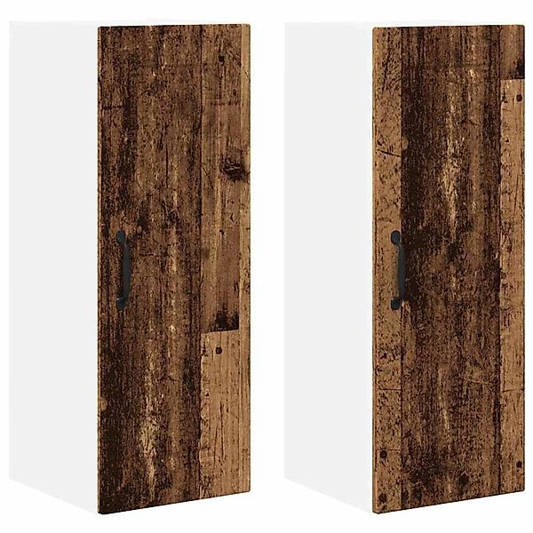 vidaXL Küchenwandschrank 2 Stk Altholz 30 x 31 x 80 cm Holzwerkstoff 885372 günstig online kaufen