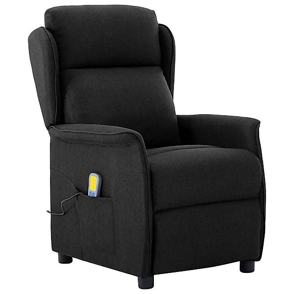 vidaXL Massagesessel Massagesessel mit Kissen Schwarz günstig online kaufen