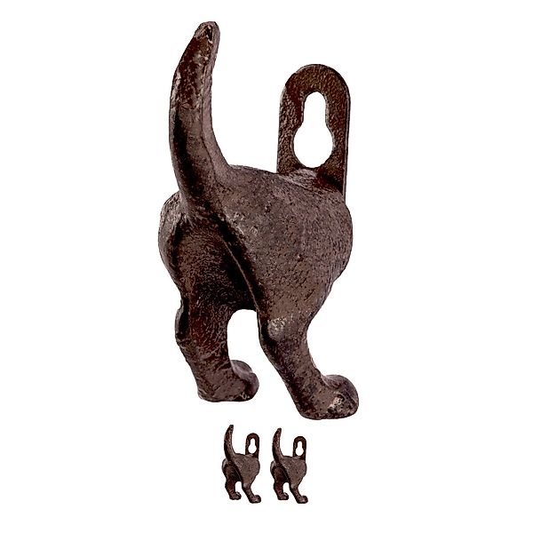 BigDean Wandhaken 2er Set Garderobenhaken Gusseisen günstig online kaufen