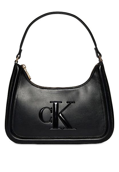 Calvin Klein Schultertasche RAISED CK SMALL SHOULDER BAG, Henkeltasche, Dam günstig online kaufen