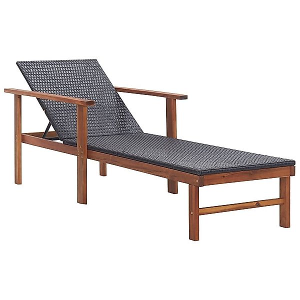 vidaXL Gartenliege Sonnenliege Poly Rattan und günstig online kaufen