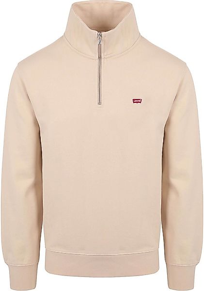Levi's Sweater Half Zip Ecru - Größe XXL günstig online kaufen