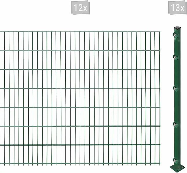 Arvotec Doppelstabmattenzaun "ESSENTIAL 143 zum Aufschrauben", Zaunhöhe 143 günstig online kaufen