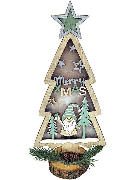 Trend Line Dekobaum TrendLine Deko Aufsteller Holz Tannenbaum 30 x 6 x günstig online kaufen