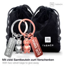 FABACH Schlüsselanhänger Partneranhänger Frosty mit Herz günstig online kaufen