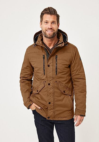 Redpoint Parka KORWIN Baumwoll-Parka mit abnehmbarer Kapuze und Stretch günstig online kaufen