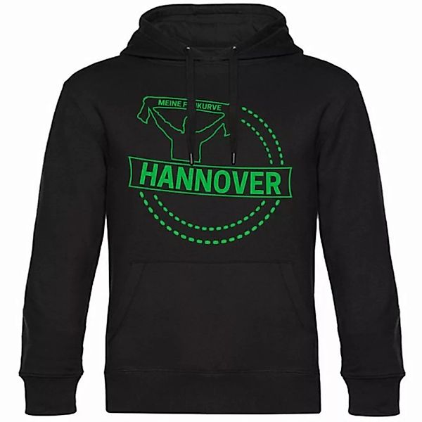 multifanshop Kapuzensweatshirt Hannover - Meine Fankurve - Pullover günstig online kaufen