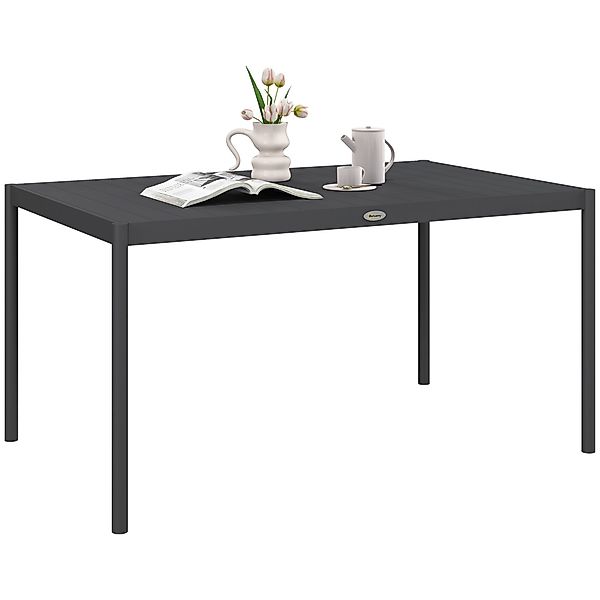Outsunny Gartentisch Esstisch für 6 Personen günstig online kaufen