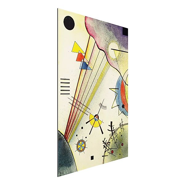Alu-Dibond Bild Kunstdruck - Hochformat 2:3 Wassily Kandinsky - Deutliche V günstig online kaufen