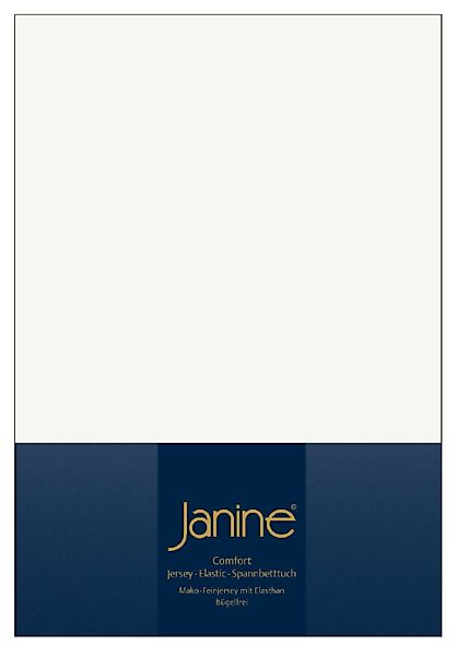 Janine Spannbetttuch Comfort - Elastic-Jersey, Mako-Feinjersey, Bettlaken E günstig online kaufen