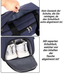 PRESO BAG Sporttasche Sporttasche mit Schuhfach, günstig online kaufen