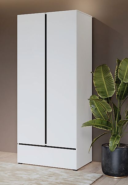 Home affaire Drehtürenschrank "Cross, moderner griffloser Kleiderschrank", günstig online kaufen