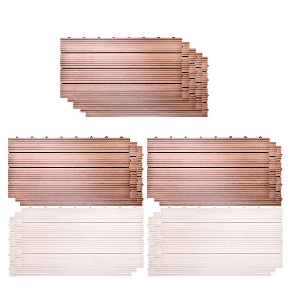 euroharry WPC-Fliesen 22-St. 4m² Terrassenplatten, 30x60 günstig online kaufen