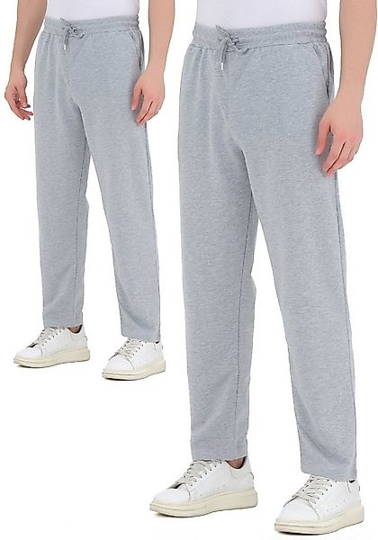 ROSS CAMP Jogginghose Sporthose Herren (2-tlg) Baumwolle günstig online kaufen