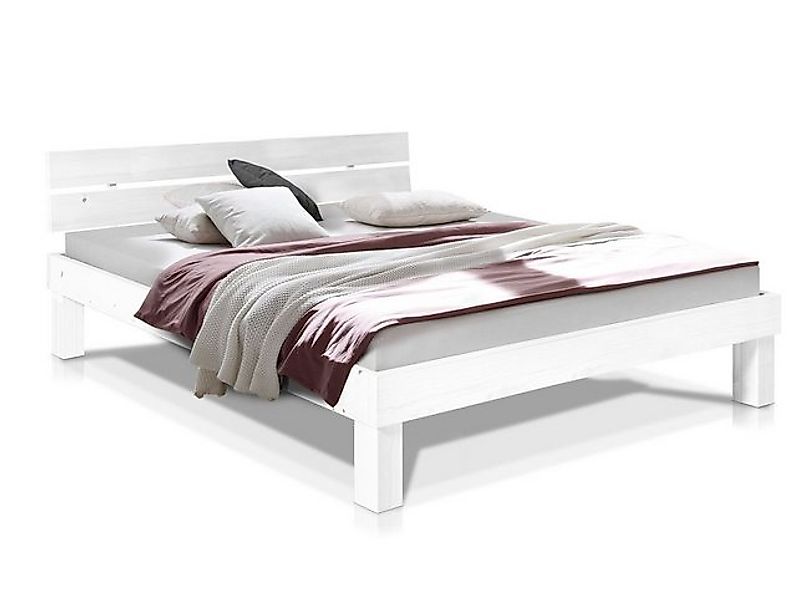 Moebel-Eins Massivholzbett, PUMBA Massivholzbett mit Kopfteil, Material Mas günstig online kaufen