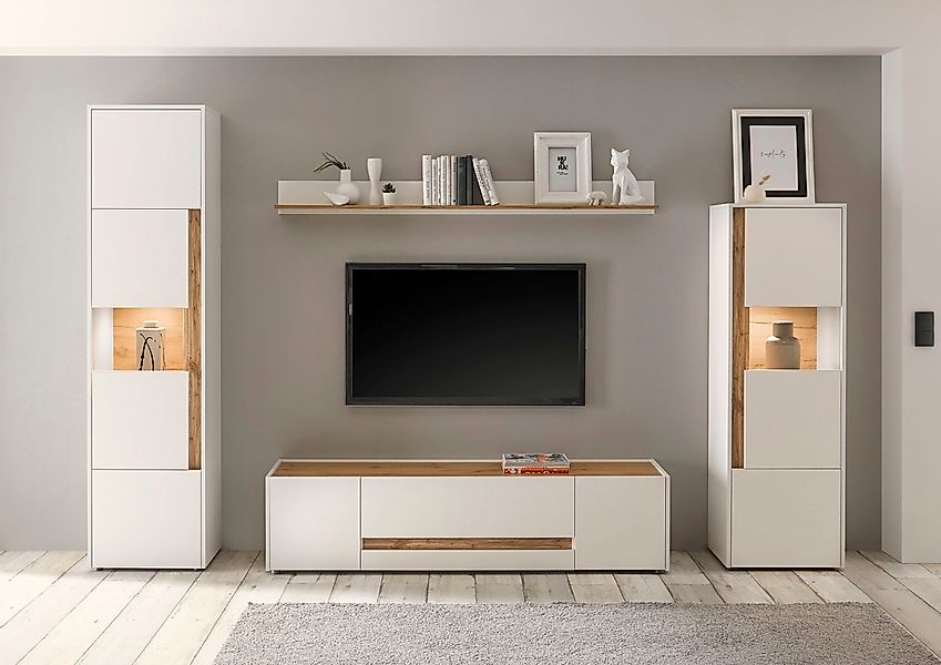 INOSIGN Wohnwand "City/Giron, moderne Anbauwand, Komplettset in vielen Farb günstig online kaufen