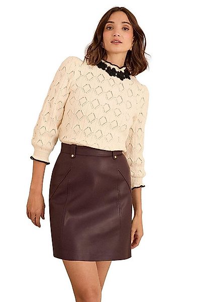 Love & Roses Lederrock Love & Roses Minirock aus Kunstleder, Petite (1-tlg) günstig online kaufen