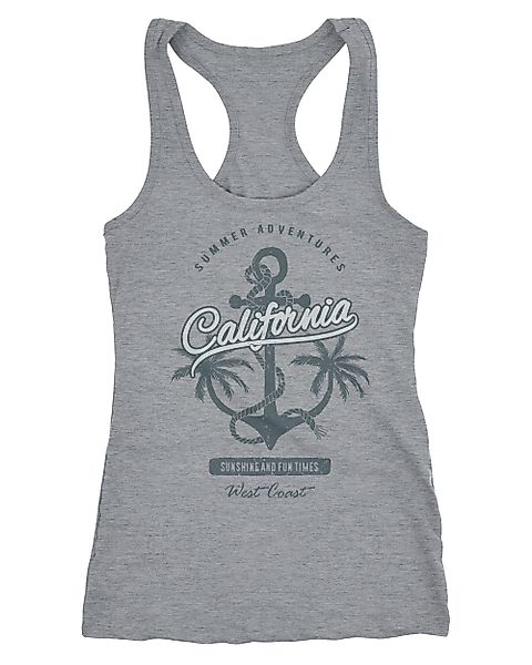 Tanktop Damen Tank-Top Anker Palmen Anchor günstig online kaufen