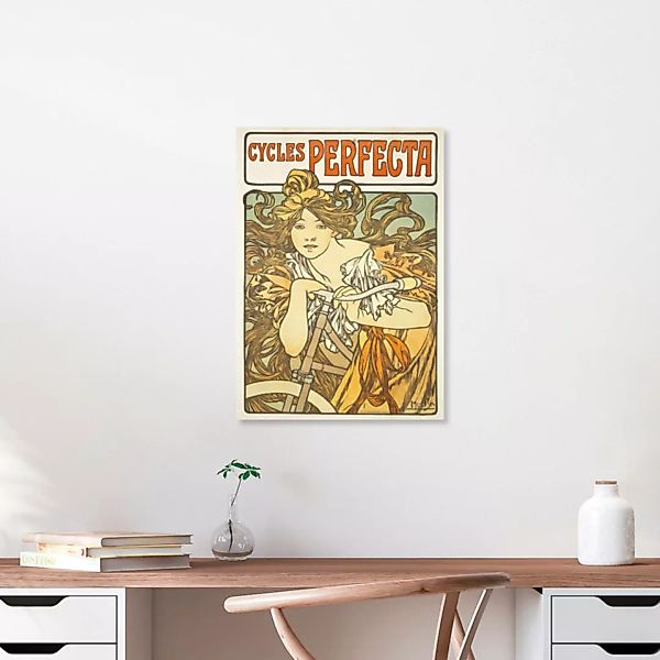 Poster / Leinwandbild - Alphonse Mucha: Cycles Perfecta günstig online kaufen