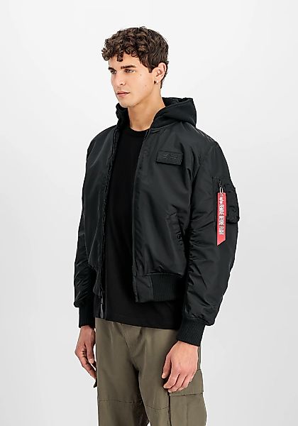 Alpha Industries Bomberjacke "MA-1 ZH Back Print" mit Kapuze günstig online kaufen