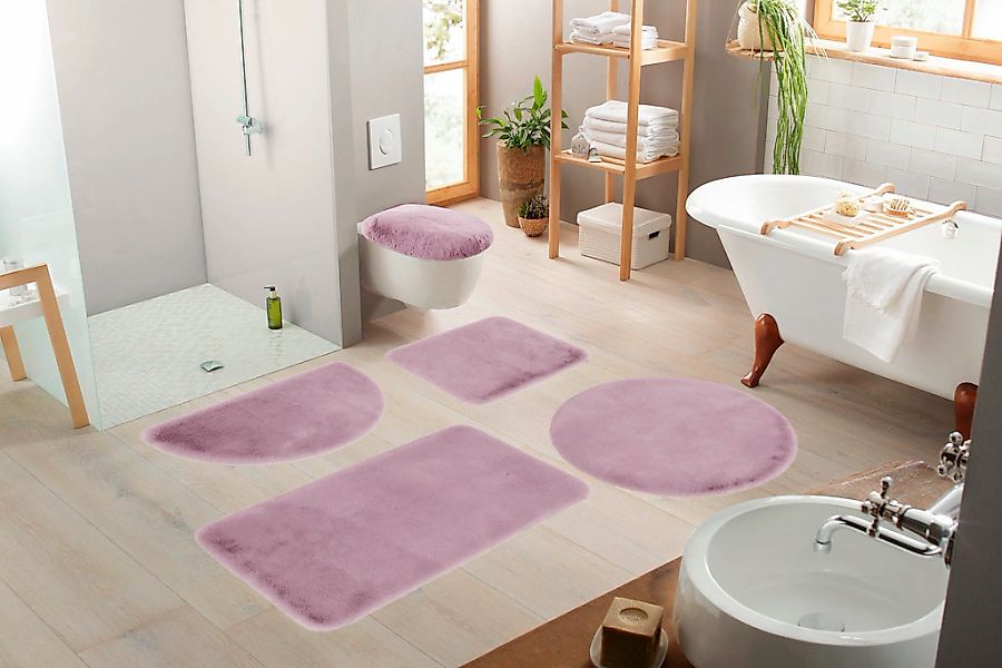 my home Badematte »Rabbit Badematten, Badvorleger, Badezimmer Teppich«, rut günstig online kaufen