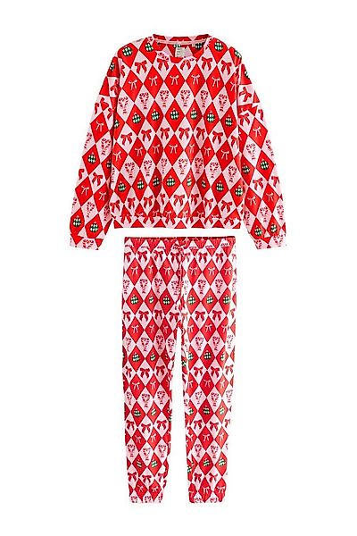 Next Pyjama Langärmeliger Schlafanzug aus 100 % Baumwolle (2 tlg) günstig online kaufen